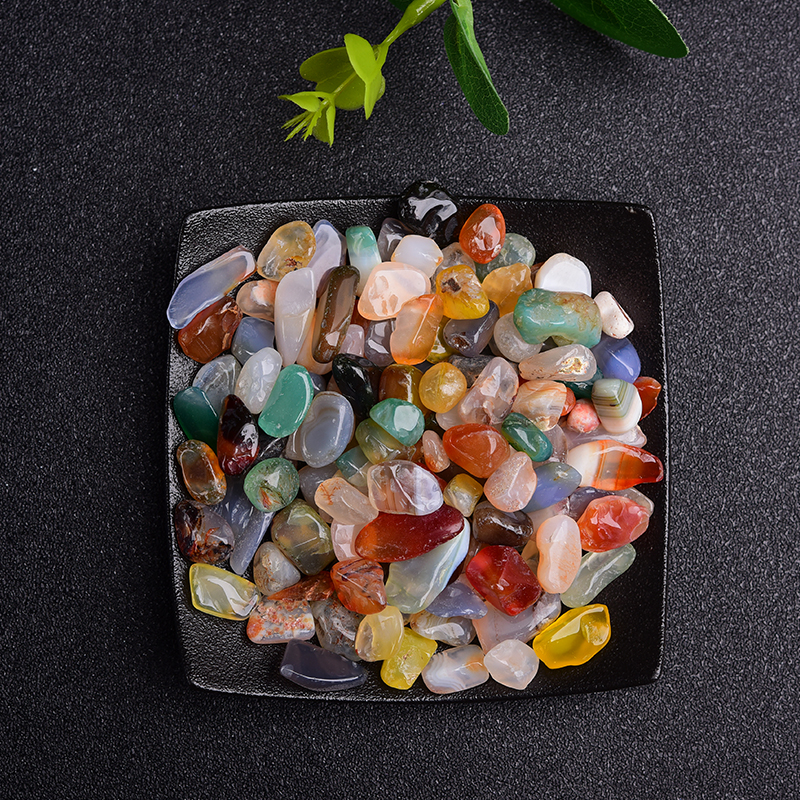 Bonsai Rock Garden - 50/100g Natural Crystal Amethyst Agate Irregular