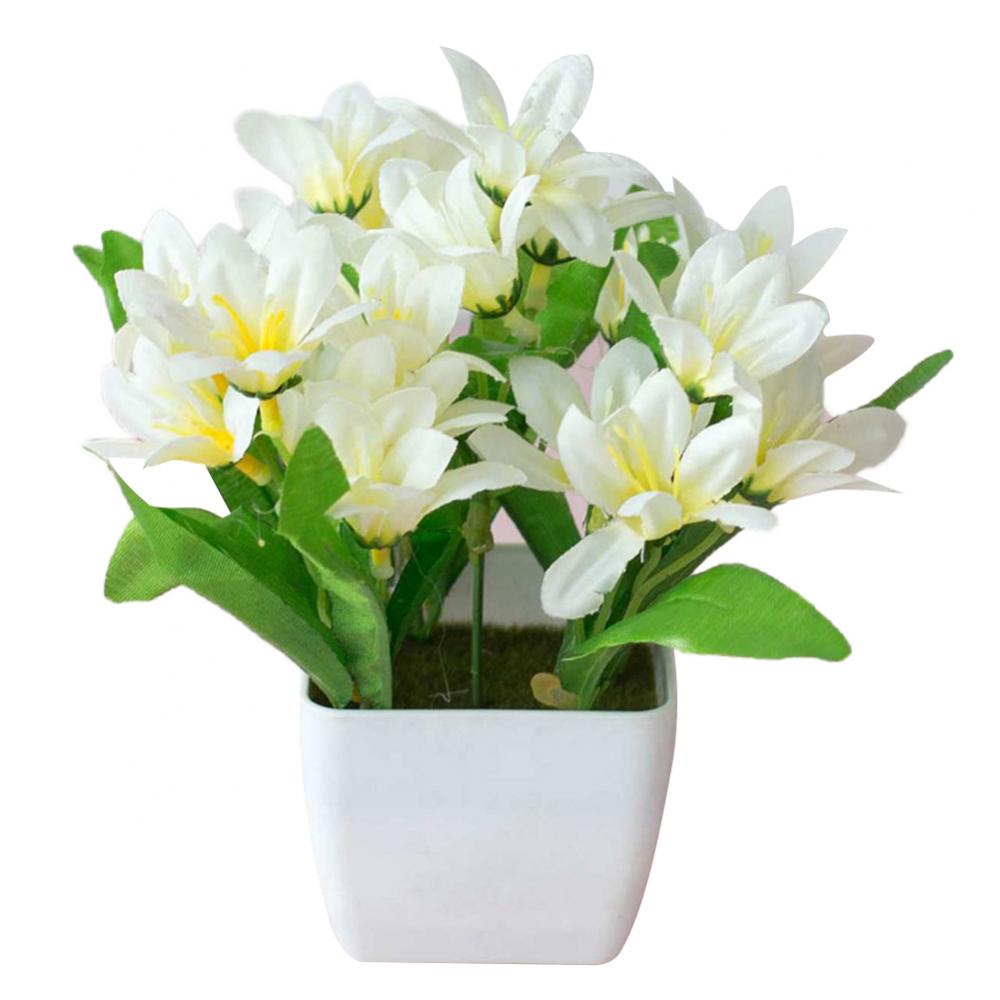 15cm Artificial Lily Flower Pl – Bonsai Garden Cafe recenzja i cena