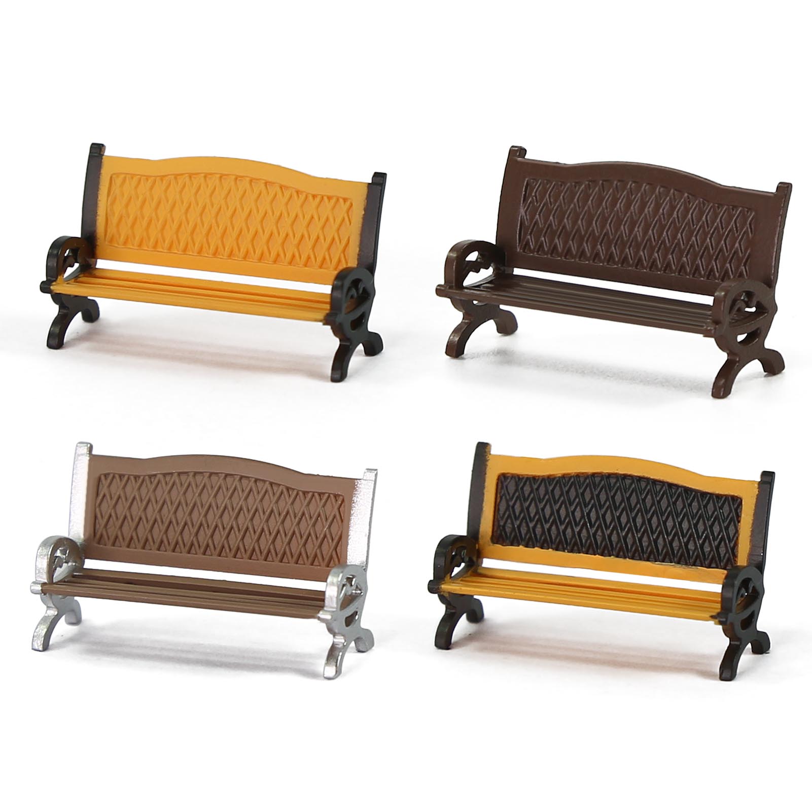 Evemodel 12pcs HO Scale 1:87 G – Bonsai Garden Bench recenzja i cena