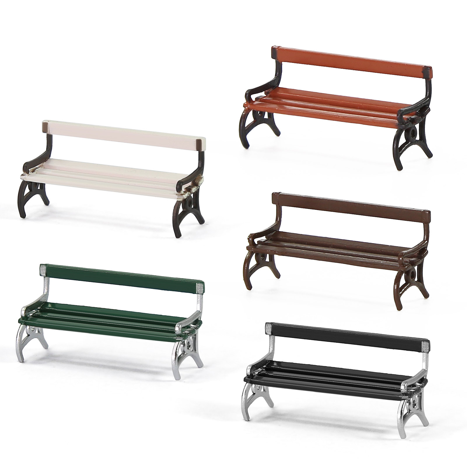 Evemodel 12pcs HO Scale 1:87 G – Bonsai Garden Bench recenzja i cena