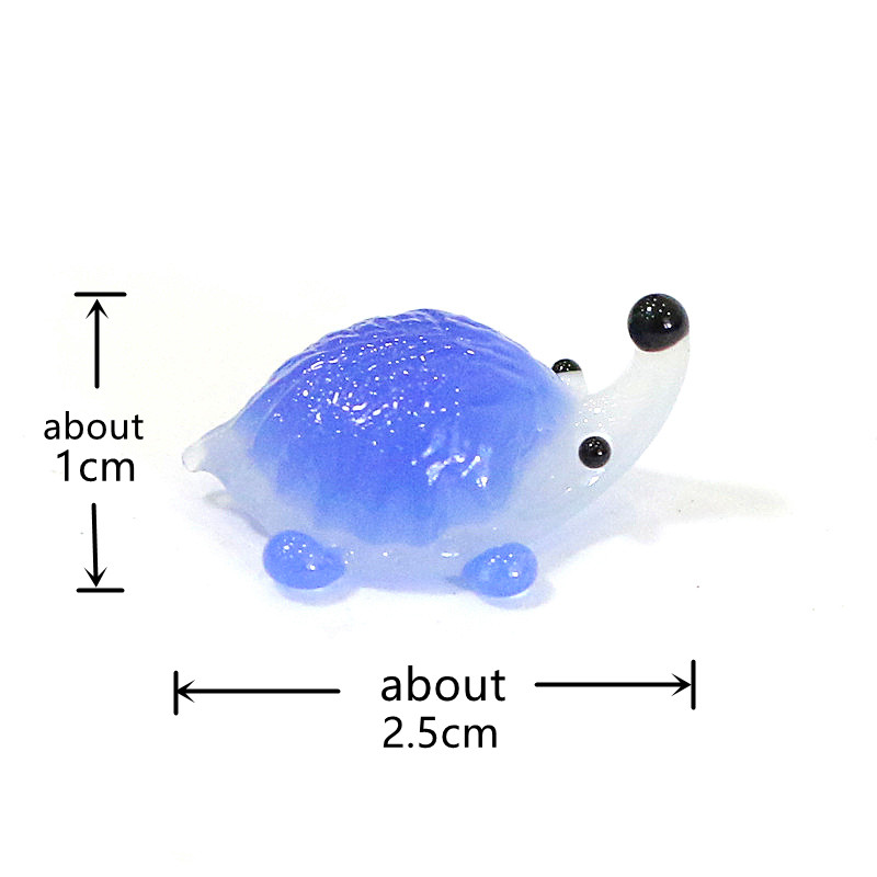 Handmade Mini Glass Hedgehog F – Bonsai Garden Japan recenzja i cena