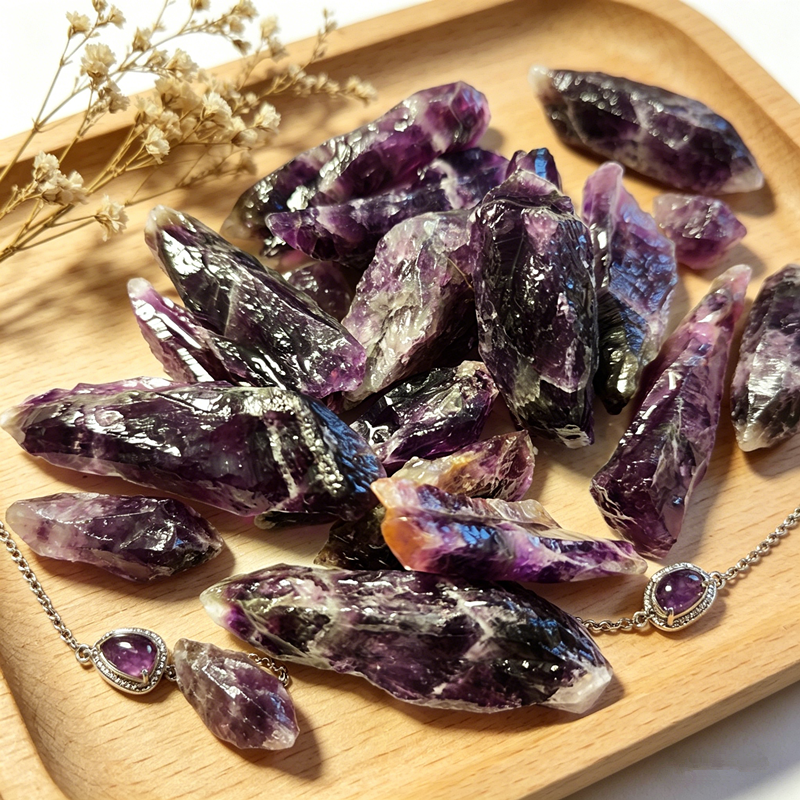 Natural Amethyst Stone for Jew – Bonsai Rock Garden recenzja i cena