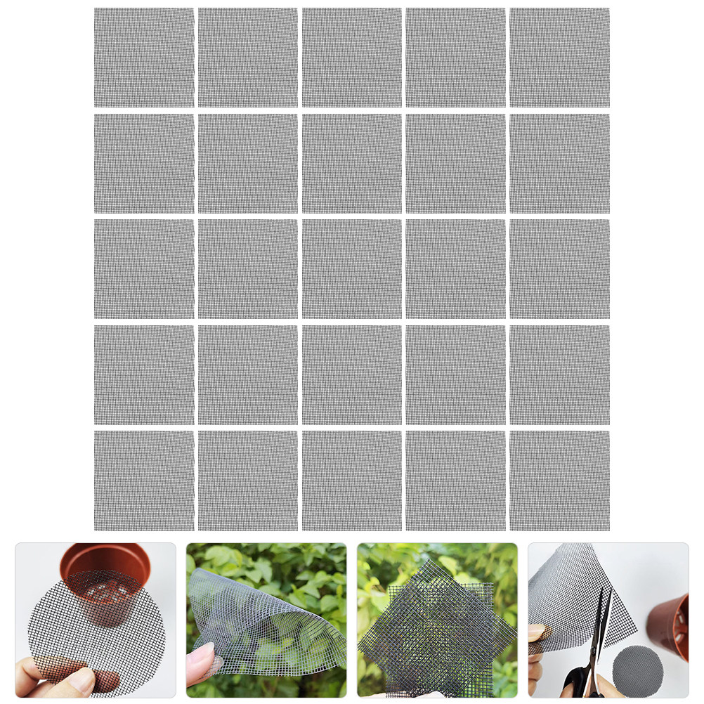 50Pcs Flower Pot Hole Mesh Pad – Bonsai Garden Cafe recenzja i cena