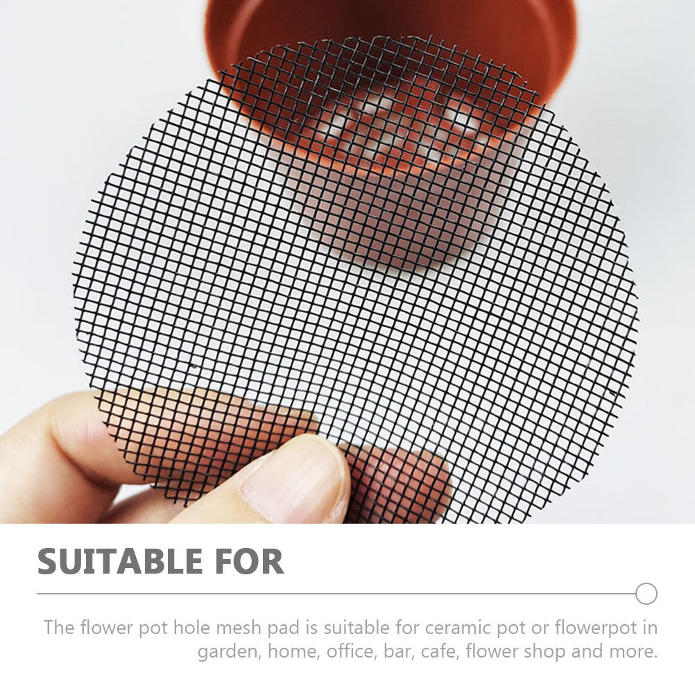 50Pcs Flower Pot Hole Mesh Pad – Bonsai Garden Cafe recenzja i cena