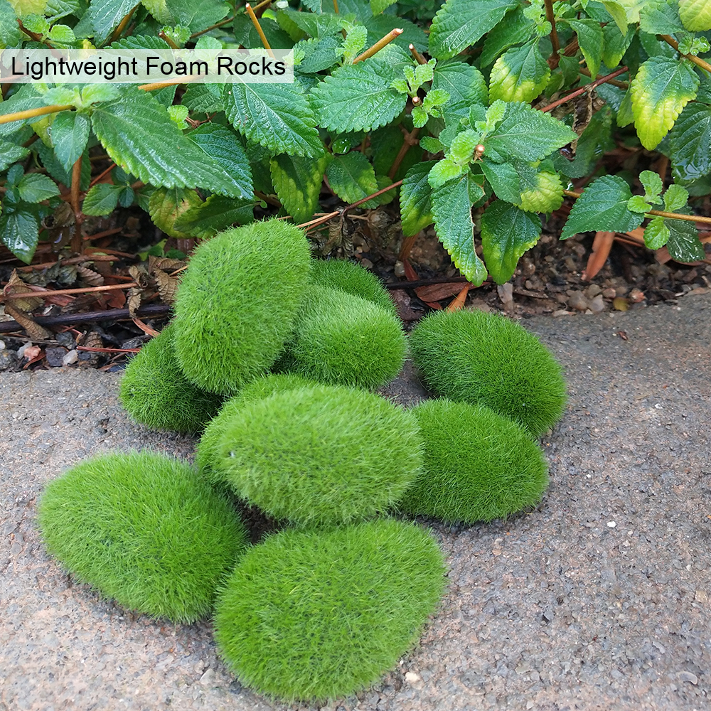 30pcs Green Artificial Moss Ro – Bonsai Rock Garden recenzja i cena