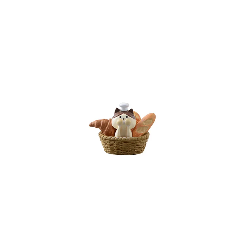 Zakka Style Cartoon Cat Bread  – Bonsai Garden Japan recenzja i cena
