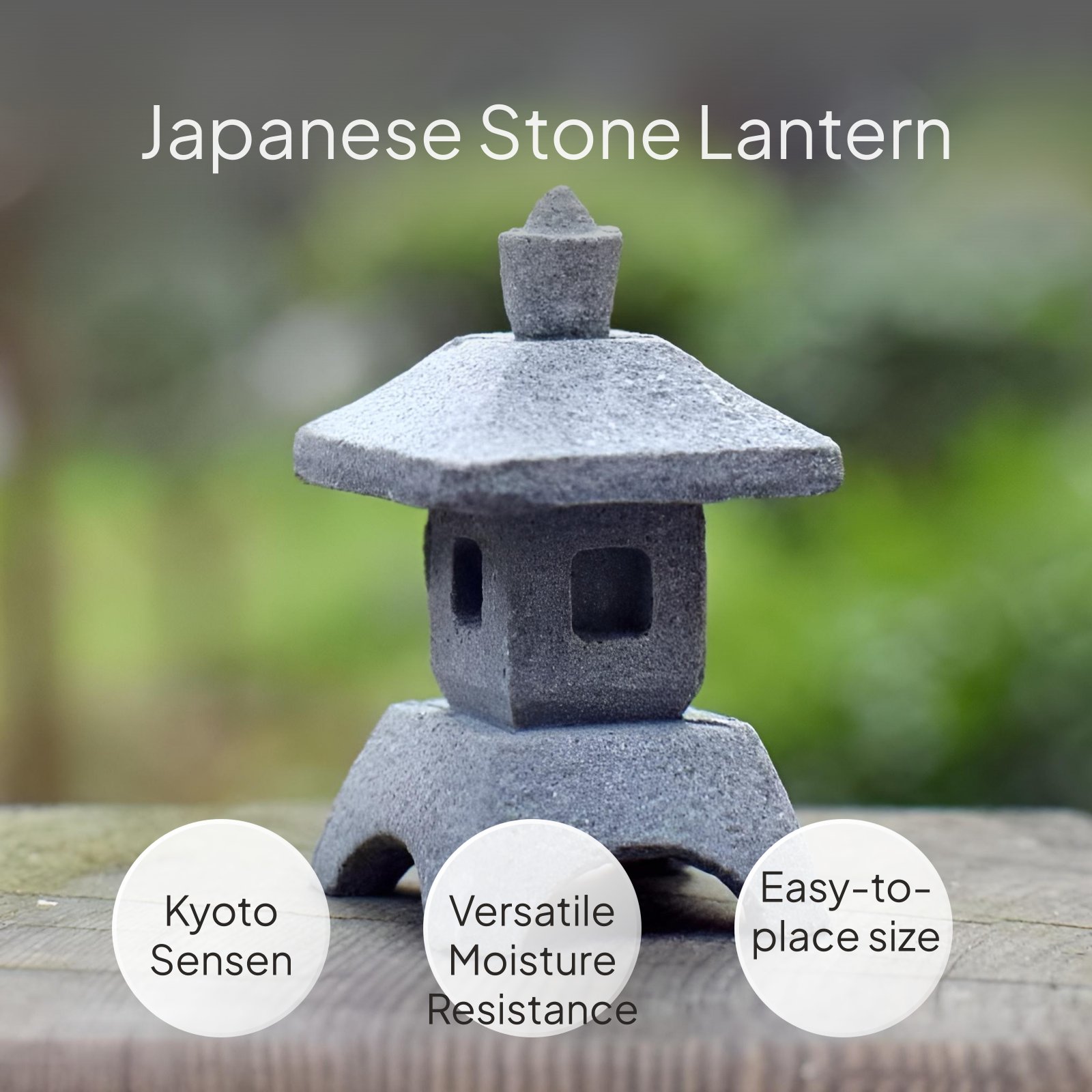 Japanese Sandstone Lantern Gar – Bonsai Garden Japan recenzja i cena