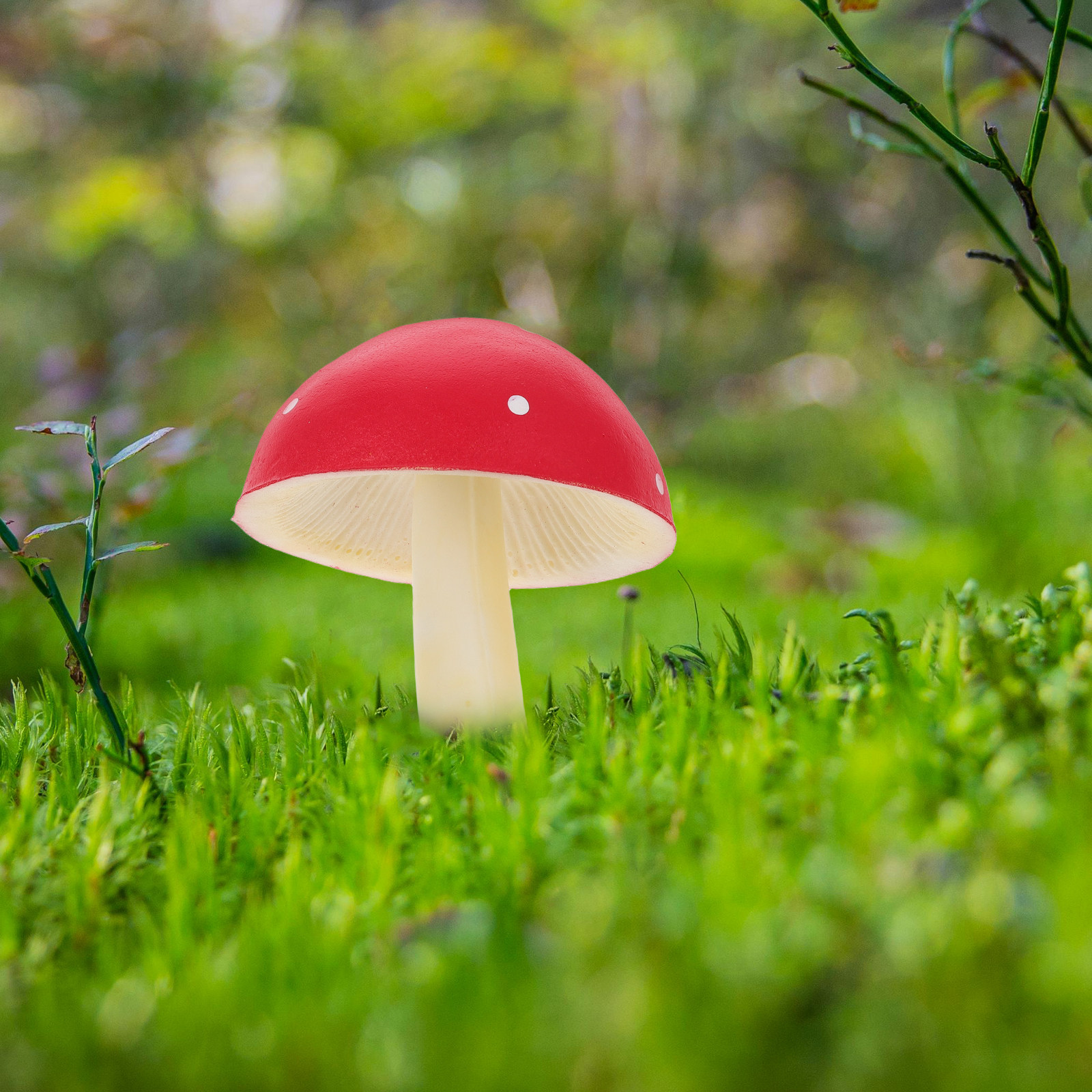 Vivid Realistic Mushroom Decor – Bonsai Garden Cafe recenzja i cena