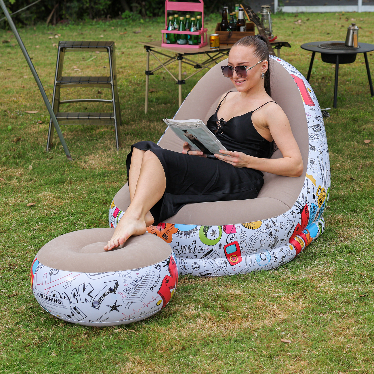 1PC Inflatable Lounger Chair w – Bonsai Garden Bench recenzja i cena