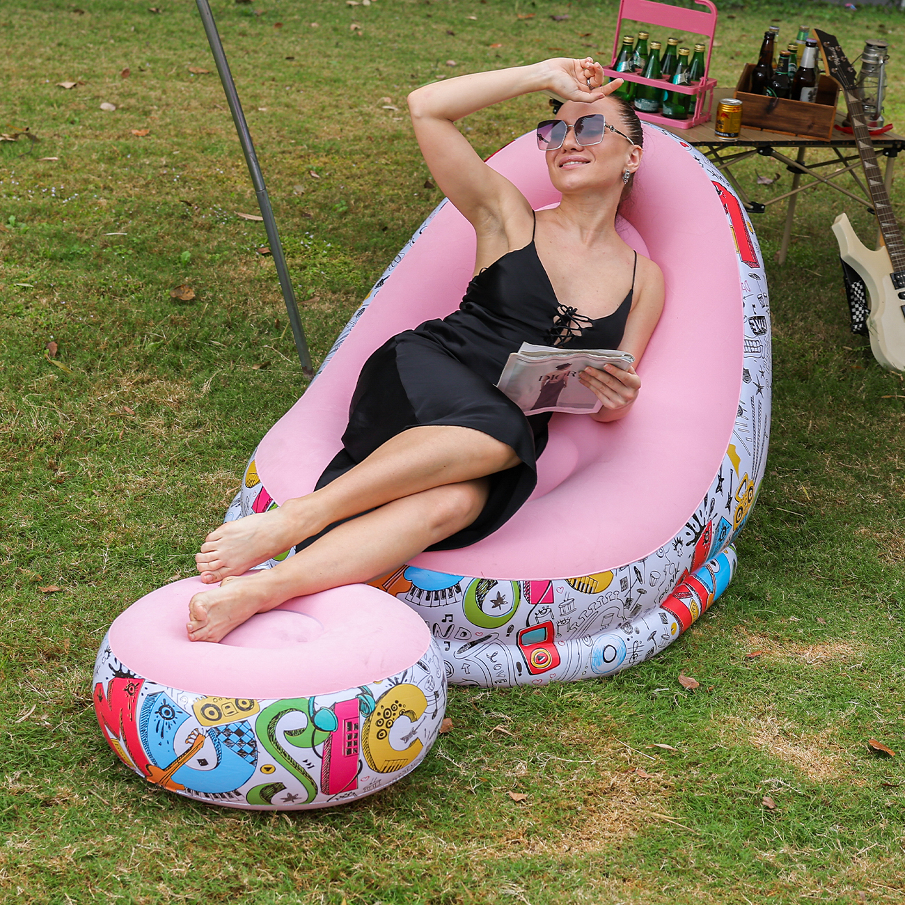 1PC Inflatable Lounger Chair w – Bonsai Garden Bench recenzja i cena