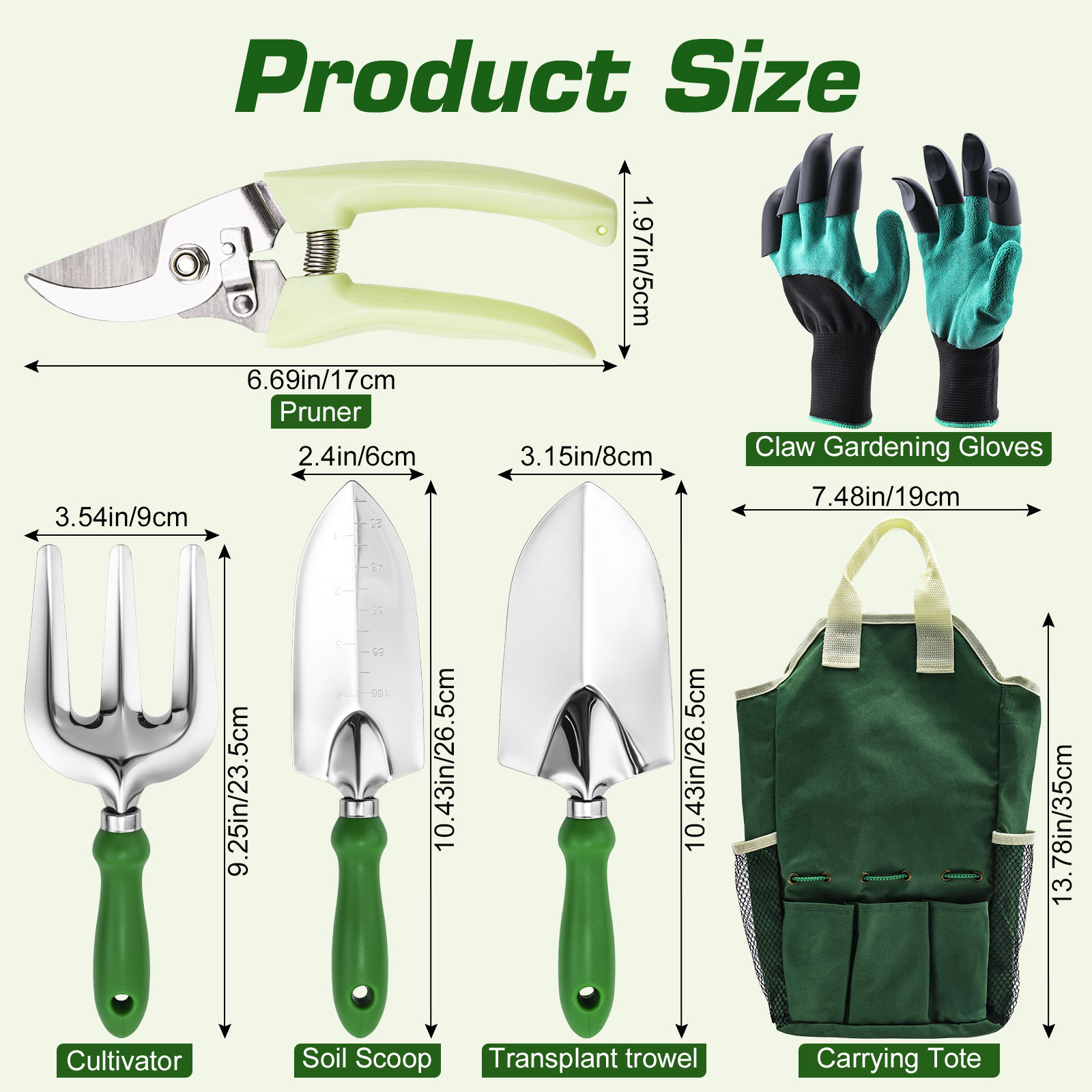 Goture Gardening Tools Set Inc – Soil Scoop Tool recenzja i cena
