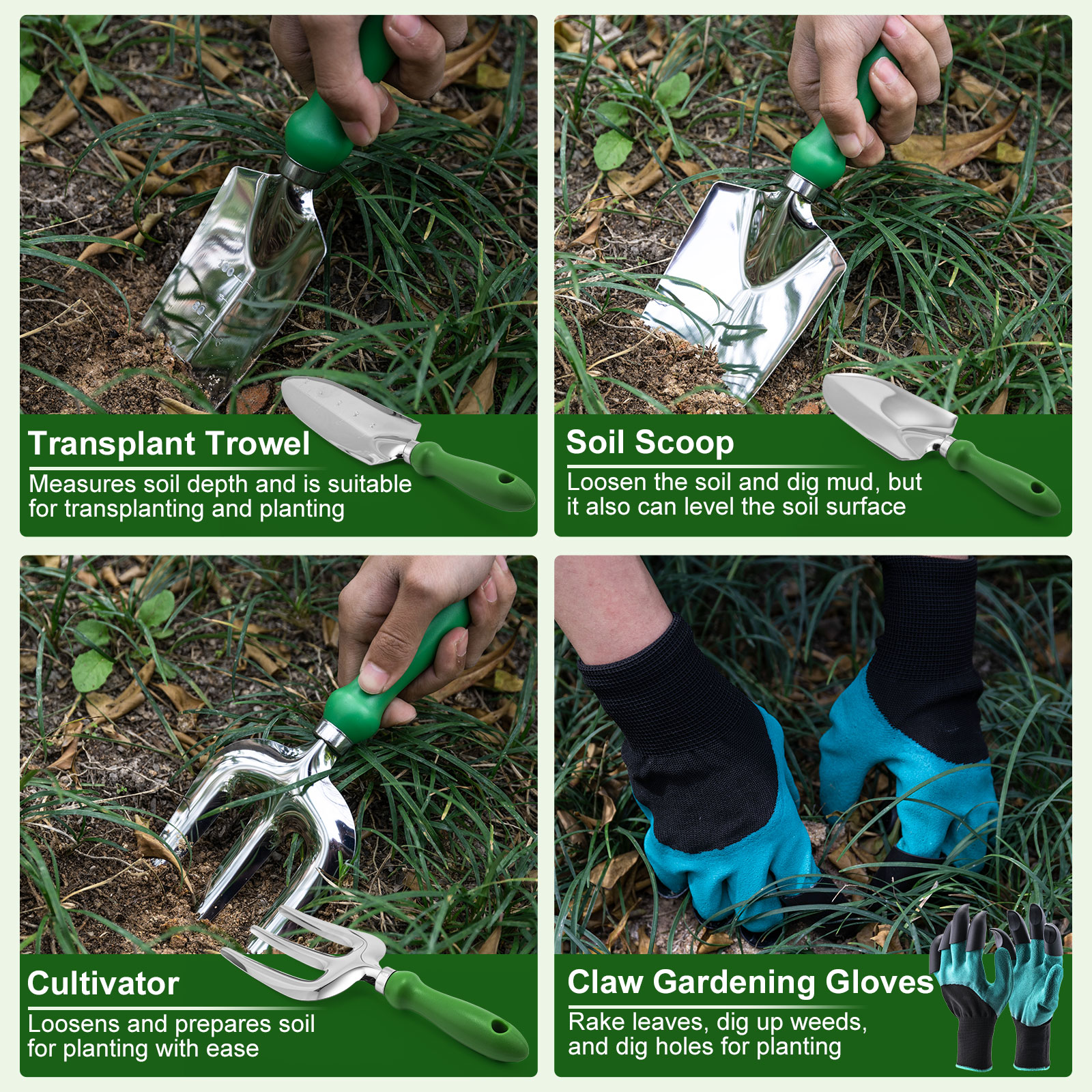 Goture Gardening Tools Set Inc – Soil Scoop Tool recenzja i cena