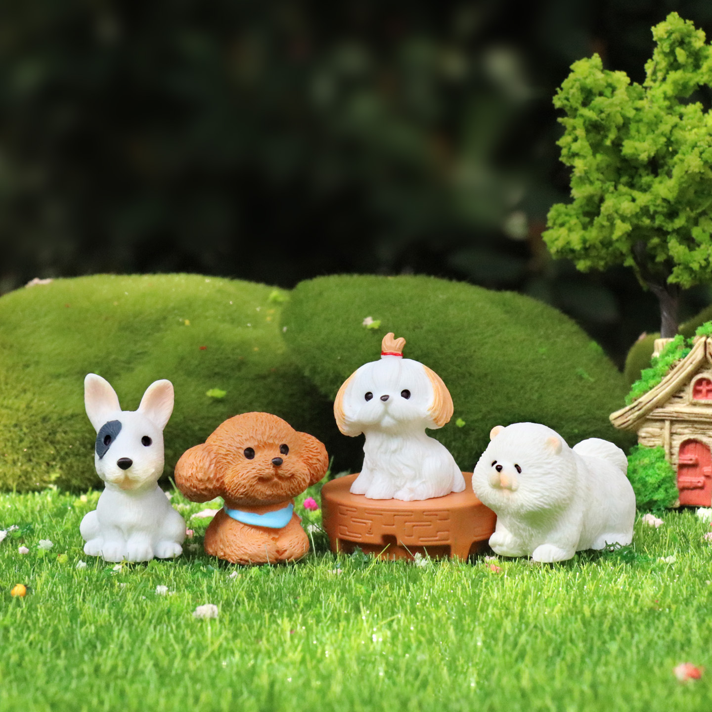 12pcs Cute Simulation Dog Pupp – First Bonsai Garden recenzja i cena