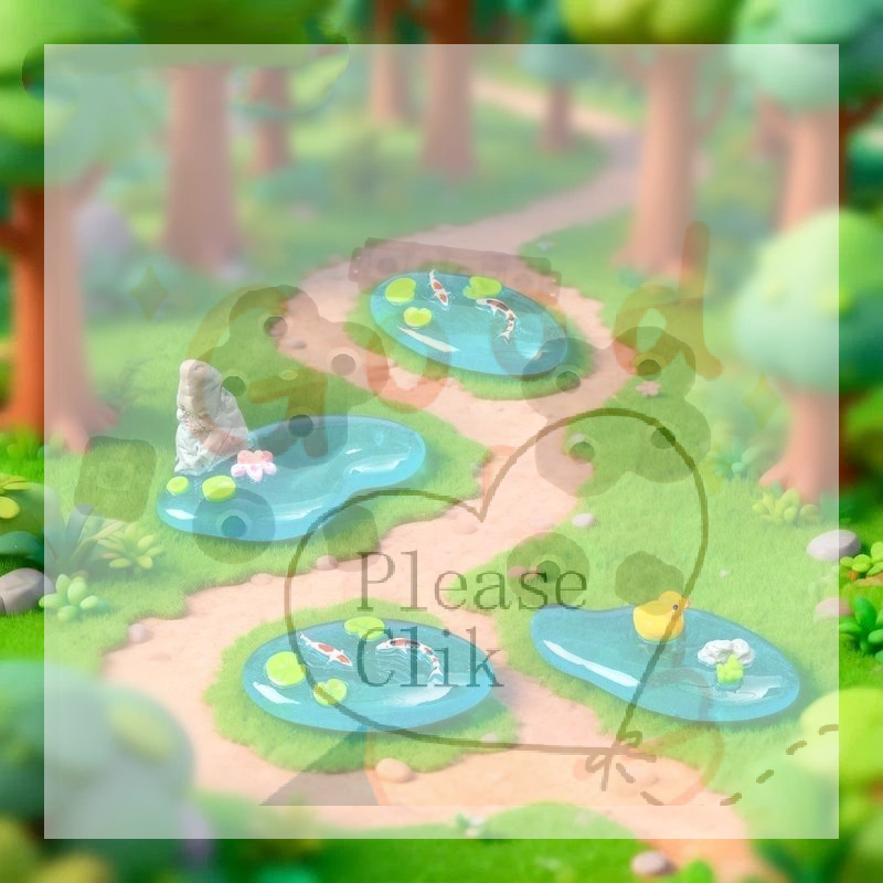 【HG】Mini Resin Pond Ornaments  – Bonsai Garden With Pond recenzja i cena
