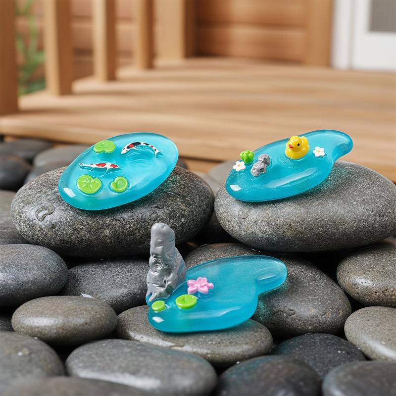 Mini Resin Pond Ornaments With – Bonsai Garden With Pond recenzja i cena