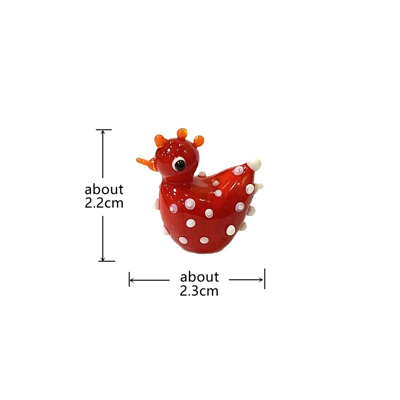 2PCS Handmade Cute Glass Chick – Bonsai Garden Japan recenzja i cena