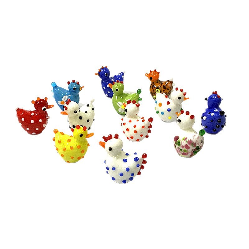 2PCS Handmade Cute Glass Chick – Bonsai Garden Japan recenzja i cena