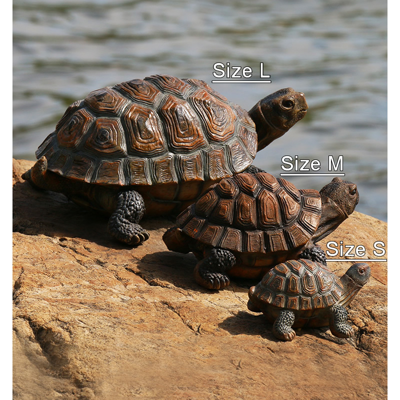 Cute Resin Tortoise Statue Out – Bonsai Garden With Pond recenzja i cena
