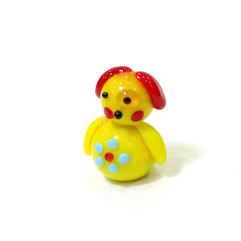 Cute Handmade Mini Glass Dog F – Bonsai Garden Japan recenzja i cena