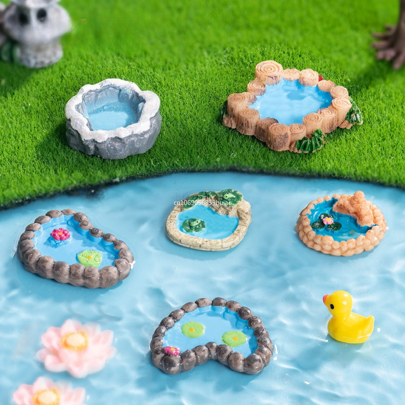 Miniature Landscape Mini Pool  – Bonsai Garden With Pond recenzja i cena