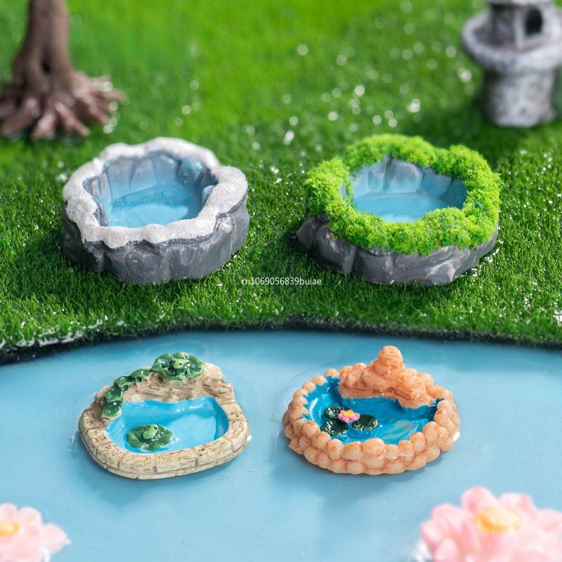 Miniature Landscape Mini Pool  – Bonsai Garden With Pond recenzja i cena