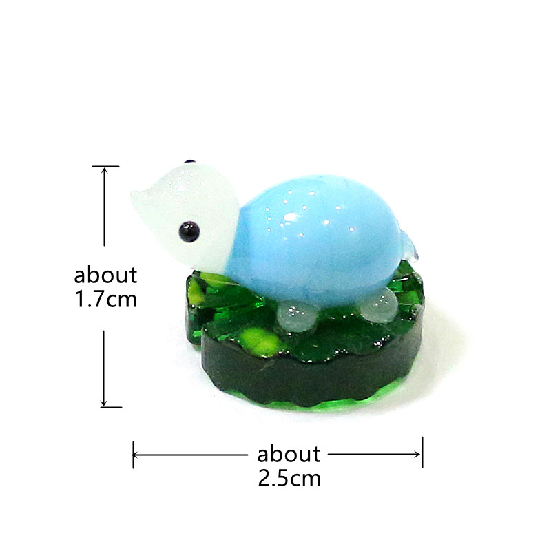 2pcs Colorful Mini Turtle Stat – Bonsai Garden Japan recenzja i cena