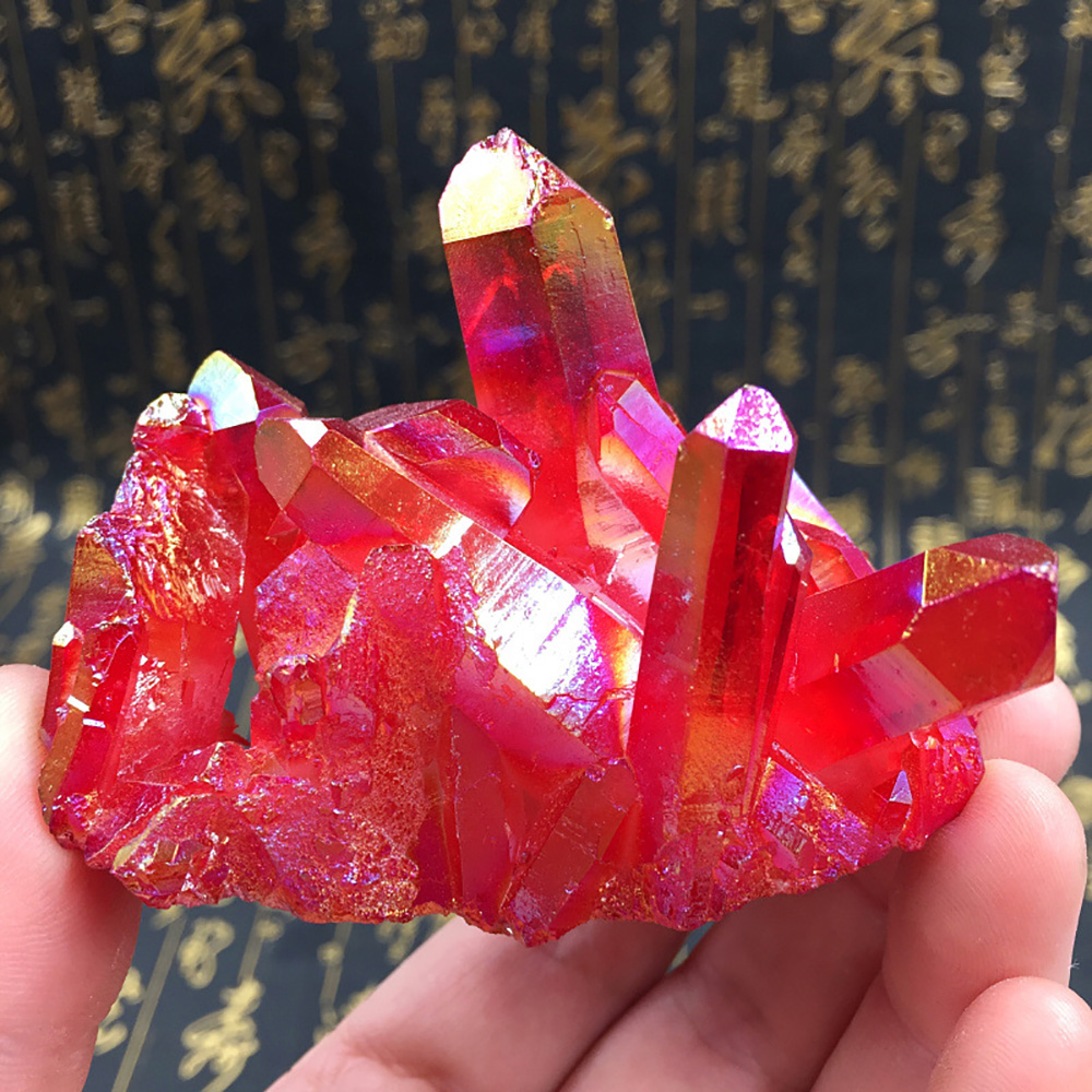 Red Titanium Coated Natural Ro – Bonsai Rock Garden recenzja i cena