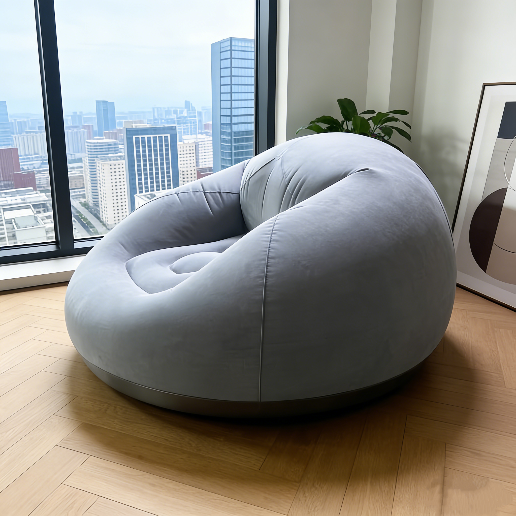 Portable Inflatable Round Air  – Bonsai Garden Bench recenzja i cena