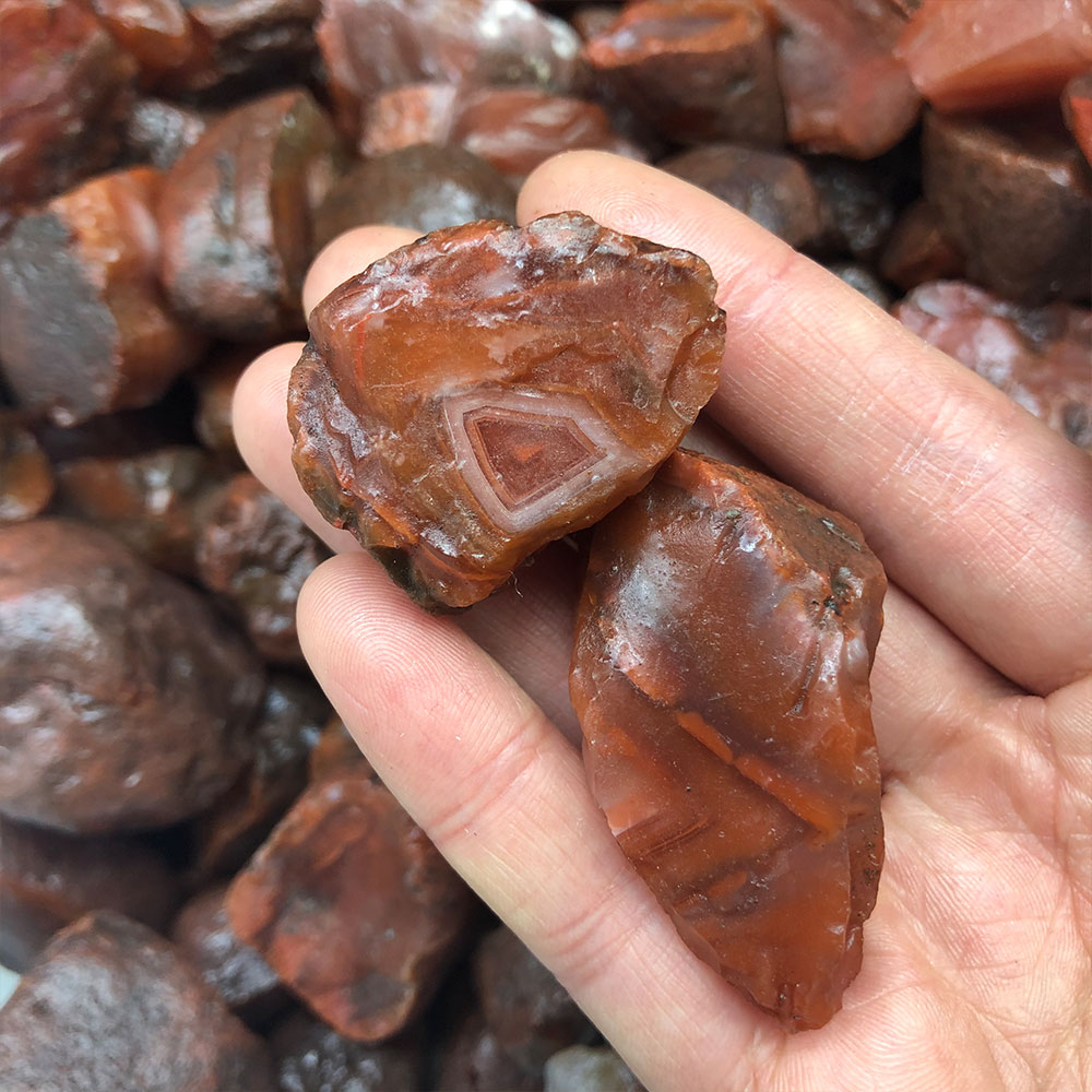 1pc Random Rough Raw Carnelian – Bonsai Rock Garden recenzja i cena